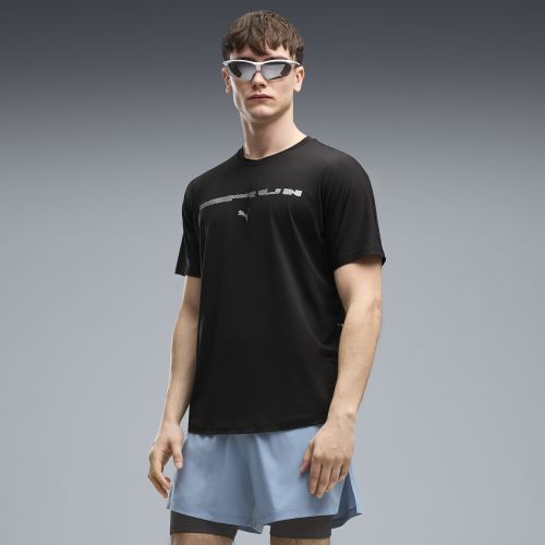 T-shirt da running Brightstride CLOUDSPUN da uomo, Accessori, Nero, S - PUMA - Modalova