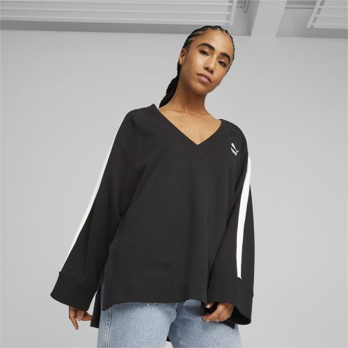 Sudadera para mujer T7 V-Neck - PUMA - Modalova