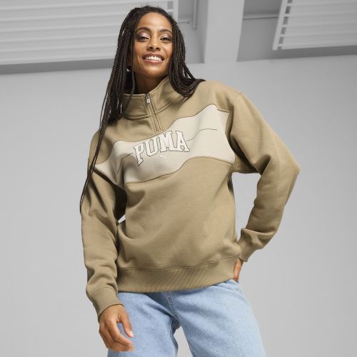 Sudadera con capucha SQUAD con cremallera de un cuarto para mujer - PUMA - Modalova