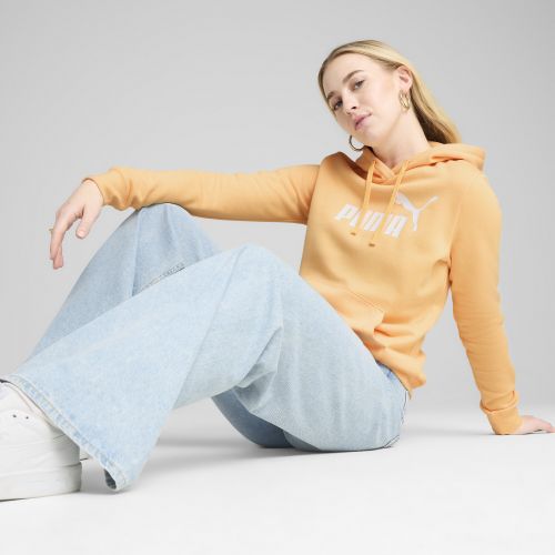 Sudadera con capucha ESS No. 1 Logo para mujer, Ropa, Naranja, XXS - PUMA - Modalova