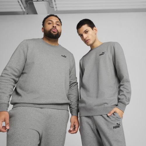 Essentials Small No. 1 Logo Crew Men in Gray | Size Large - PUMA - Modalova