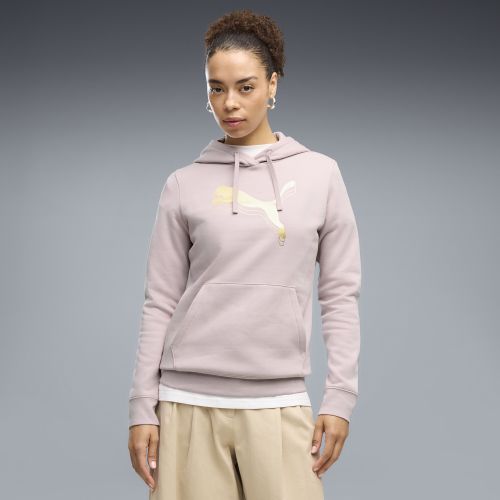 Sudadera con capucha ESS Metálico para mujer, Ropa, Rosa, S - PUMA - Modalova
