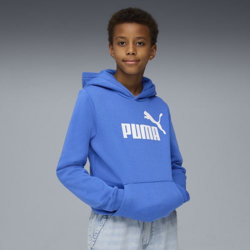 Felpa in pile con cappuccio e logo ESS N. 1 per ragazzi, Abbigliamento, Blu, 15-16Y - PUMA - Modalova