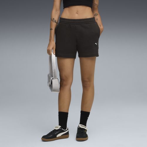 Shorts de tiro medio ESS ELEVATED 5" para mujer, Ropa, Negro, L - PUMA - Modalova