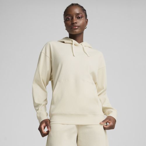 Sudadera de canalé con capucha ESS ELEVATED Comfort para mujer - PUMA - Modalova