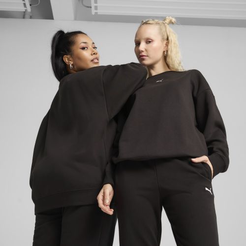 Girocollo oversize Essentials da donna, Abbigliamento, Nero, XXS - PUMA - Modalova