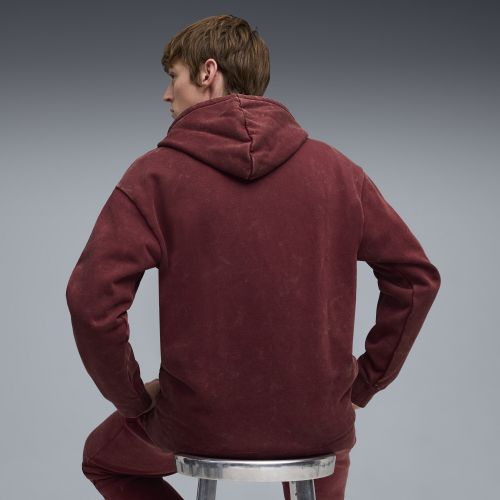 Sudadera holgada efecto lavado con capucha Essentials Elevated para hombre, Accesoiros, Rojo, S - PUMA - Modalova