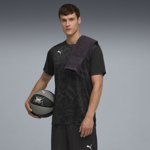 Maglia da basket a maniche corte con grafica teamJAWS da uomo, Accessori, Nero, S - PUMA - Modalova