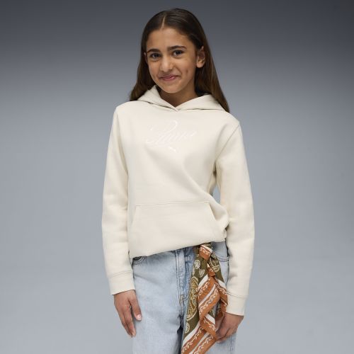 Felpa con cappuccio Essentials Script per ragazzi, Accessori, Bianco, 15-16Y - PUMA - Modalova