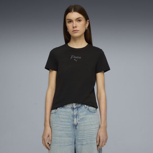 Camiseta Essentials Script para mujer, Ropa, Negro, S - PUMA - Modalova