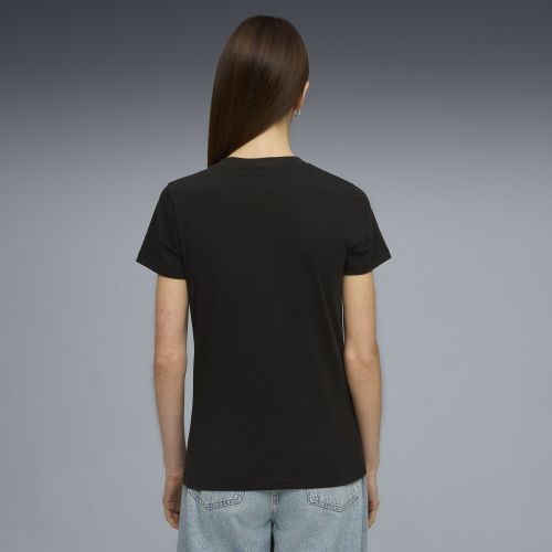Camiseta Essentials Script para mujer, Ropa, Negro, S - PUMA - Modalova