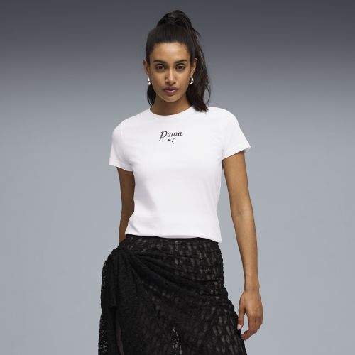 Camiseta Essentials Script para mujer, Ropa, Blanco, S - PUMA - Modalova
