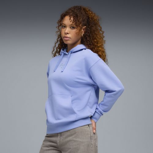 Sudadera con capucha Essentials Script para mujer, Ropa, Morado, XXS - PUMA - Modalova