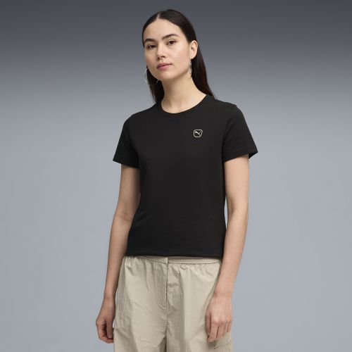 Camiseta Essentials Elevated para mujer, Ropa, Negro, S - PUMA - Modalova
