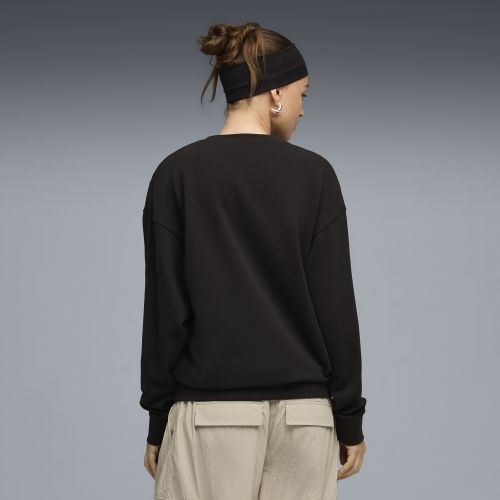 Sudadera Essentials Elevated de cuello Rojoondo para mujer, Ropa, Negro, S - PUMA - Modalova