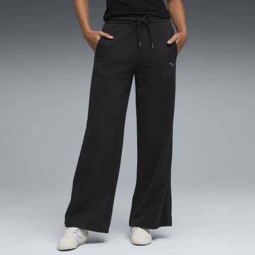 Pantalones de pernera ancha y cintura alta HER para mujer, Ropa, Negro, XXS - PUMA - Modalova