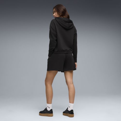 Chándal corto holgado con capucha para mujer, Ropa, Negro, XXS - PUMA - Modalova
