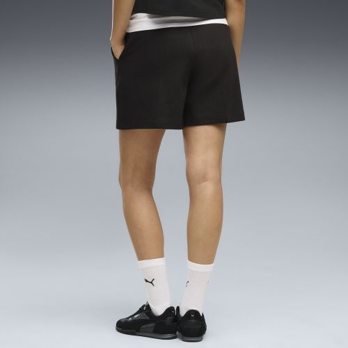 Shorts a vita alta Essentials Elevated da donna, Accessori, Nero, XXS - PUMA - Modalova