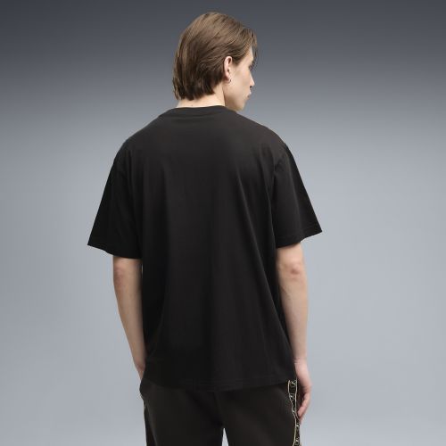 Camiseta holgada Essentials Elevated Tape para hombre, Accesoiros, Negro, S - PUMA - Modalova