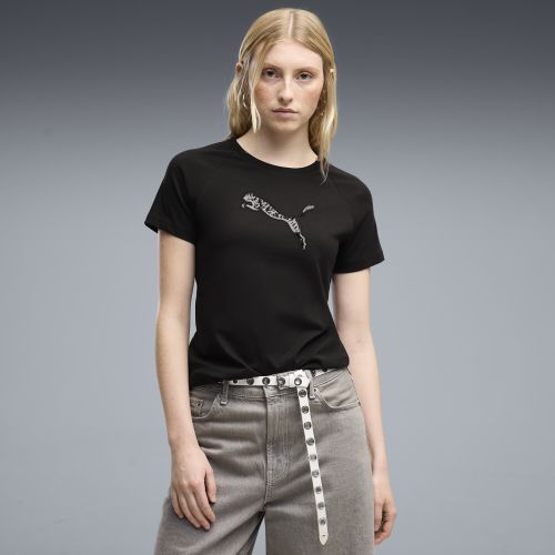 T-shirt Essentials Sequins da donna, Abbigliamento, Nero, S - PUMA - Modalova