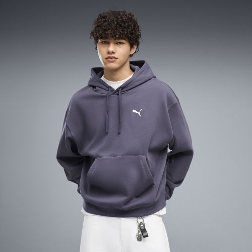 Essentials Oversized Hoodie Men in Gray | Size Large - PUMA - Modalova
