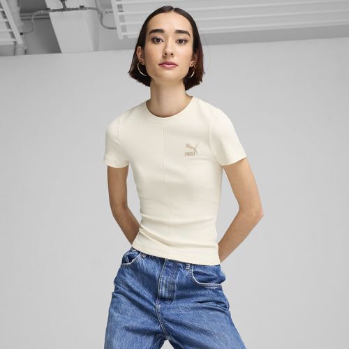 Camiseta CLASSICS Slim de canalé para mujer - PUMA - Modalova