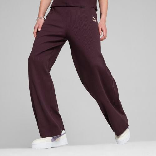 Pantalones CLASSICS Relaxed de canalé para mujer - PUMA - Modalova