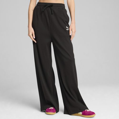 Pantalones CLASSICS Relaxed de canalé para mujer - PUMA - Modalova