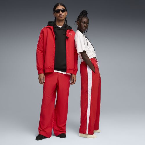 T7 Oversized Track Pants Unisex in Red | Size Large - PUMA - Modalova
