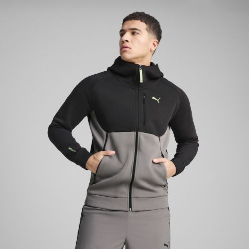 Felpa con zip integrale e cappuccio TECH da uomo, Abbigliamento, Grigio, L - PUMA - Modalova