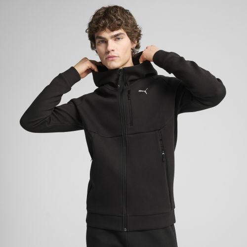 Felpa con zip integrale e cappuccio TECH da uomo - PUMA - Modalova