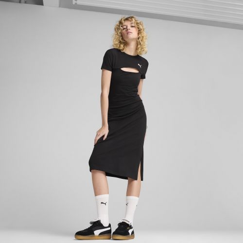 Vestido midi con abertura WARDROBE ESS para mujer - PUMA - Modalova