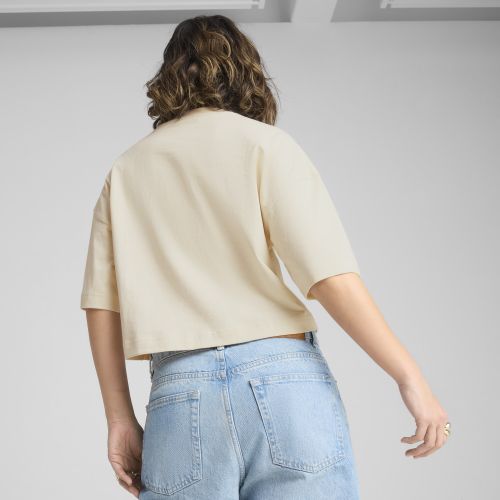 Camiseta estampada extragrande PREMIUM ESS para mujer, Ropa, Blanco, XXS - PUMA - Modalova