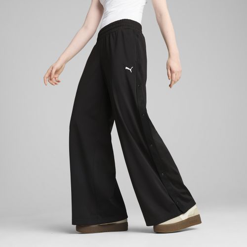 Pantalones con corchetes de tiro bajo WARDROBE ESS para mujer - PUMA - Modalova