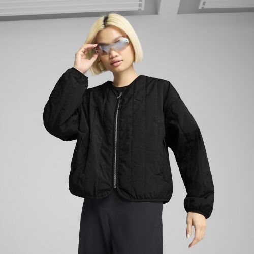 Giacca foderata reversibile dal taglio morbido da donna, Abbigliamento, Nero, L - PUMA - Modalova