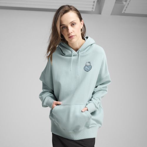 Sudadera con capucha extragrande estampada X HELLO KITTY AND FRIENDS para mujer - PUMA - Modalova