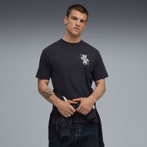 T-shirt con grafica Play Smarter dal taglio morbido da uomo, Abbigliamento, Blu, S - PUMA - Modalova