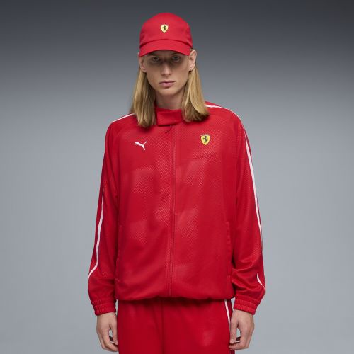 Scuderia Ferrari T7 Oversized Track Jacket Men in Red | Size Large - PUMA - Modalova