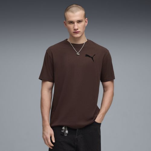 Camiseta Essentials Elevated de corte holgado con ícono Cat para hombre, Accesoiros, Marrón, S - PUMA - Modalova