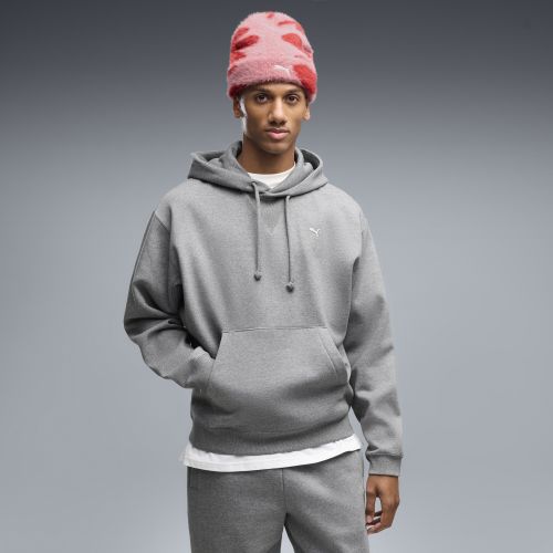 Select Essentials Hoodie Men in Gray | Size Large - PUMA - Modalova
