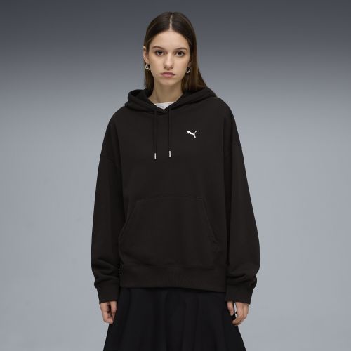 Sudadera con capucha extragrande Wardrobe Essentials para mujer, Ropa, Negro, XXS - PUMA - Modalova