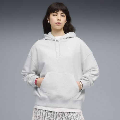 Sudadera con capucha extragrande Wardrobe Essentials para mujer, Ropa, Blanco, S - PUMA - Modalova