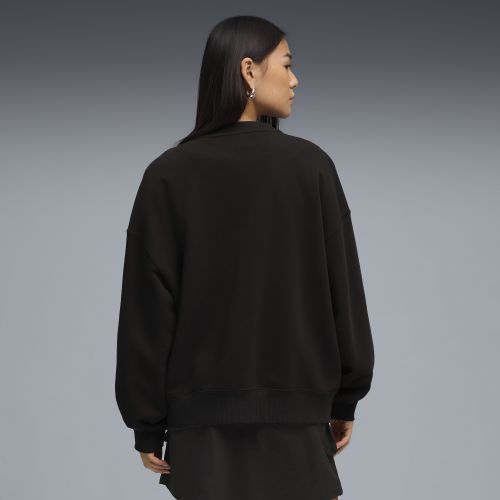 Sudadera extragrande Wardrobe Essentials para mujer, Ropa, Negro, S - PUMA - Modalova