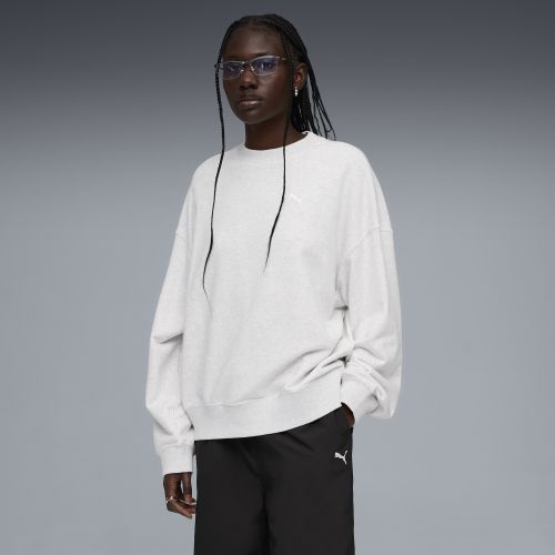 Sudadera extragrande Wardrobe Essentials para mujer, Ropa, Blanco, S - PUMA - Modalova