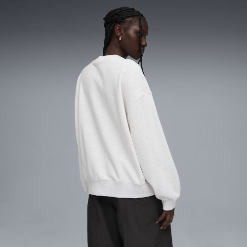 Sudadera extragrande Wardrobe Essentials para mujer, Ropa, Blanco, S - PUMA - Modalova