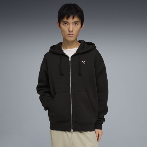 Select Essentials Full-Zip Hoodie Men in | Size Large - PUMA - Modalova