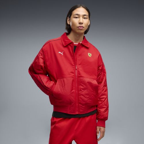 Ferrari Premium T7 Race Jacket Relaxed Men in Red | Size Large - PUMA - Modalova