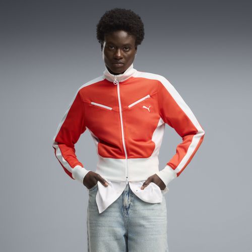 T7 Retro Track Jacket Women in Red | Size Medium - PUMA - Modalova