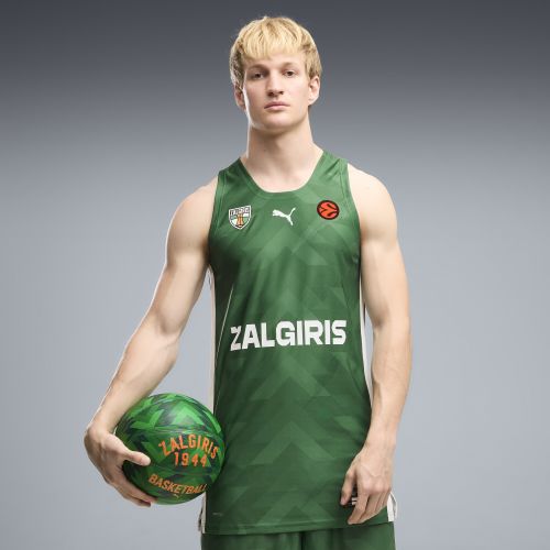 Maglia da basket Home Žalgiris Kaunas da uomo, Accessori, Verde, S - PUMA - Modalova