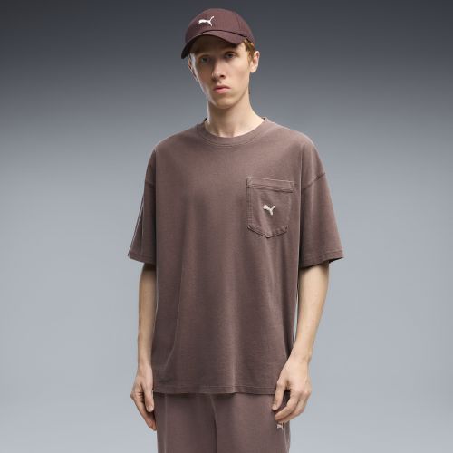 Select Essentials Wash T-Shirt Oversized Men in Brown | Size Large - PUMA - Modalova